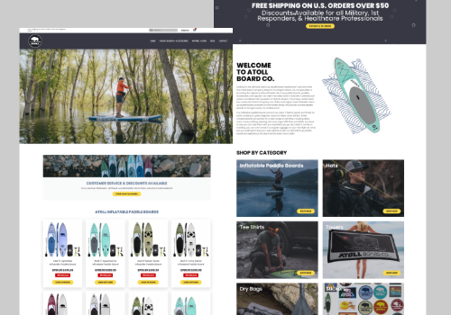 E-Commerce Development Package Example: Ecommerce - Atoll Board
