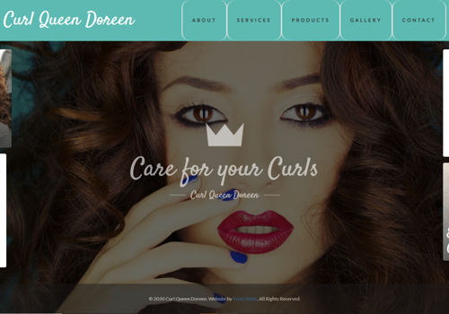 Web Development Package Example: Curl Queen Doreen