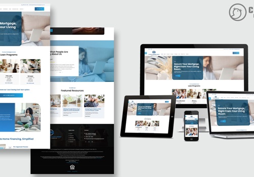 Web Design Package Example: Logo / Website / Design & Print - Mortgage Broker