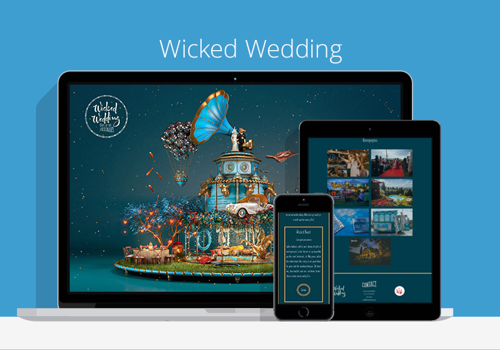 Web Design Package Example: Wicked Wedding