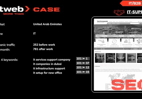 Search Engine Optimization Package Example: Transforming Technopeak's Online Presence
