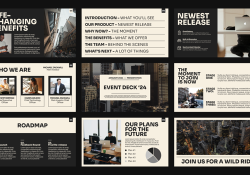 Graphic Design Package Example: Global Event Presentation (Confidential Version)