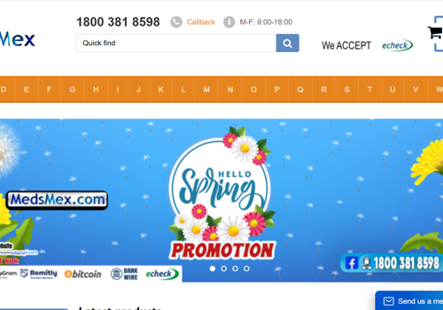 E-Commerce Development Package Example: Eshop for medical supplies and health products