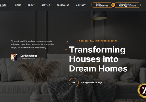 Web Design Package Example: website development