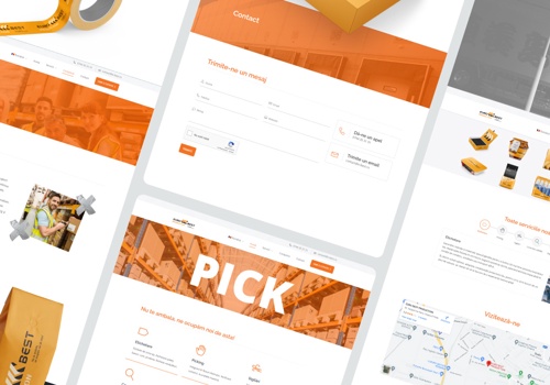 Web Design Package Example: Website for Logistics Solutions