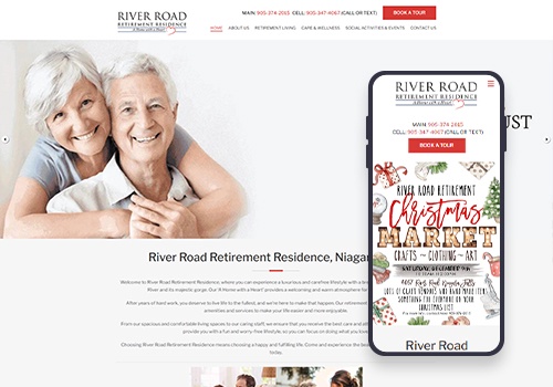 Social Media Marketing Package Example: River Road Retirement Residence | Niagara Region
