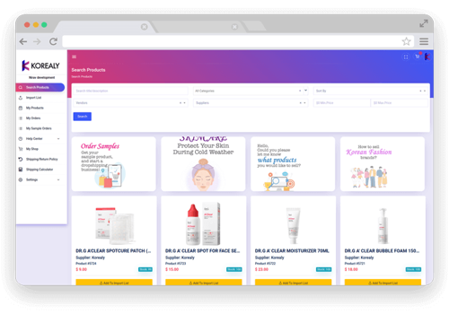 Custom Software Development Package Example: Dropshipping App