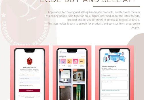 Web Development Package Example: ECDE - BUY AND SELL APP