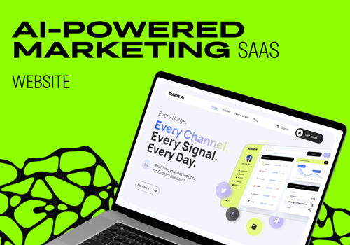 Branding Package Example: Surge.AI - Strategy, Branding, Webdesign