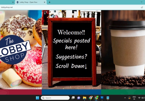 Web Design Package Example: Simple one Page