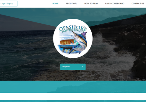 UX/UI Design Package Example: Fantasy Sports Website