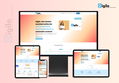 Web Development Package Example: Digilo - AI content generator