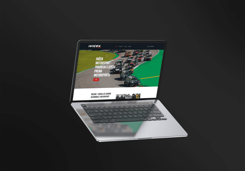 Web Design Package Example: Iviček Motorsport Website