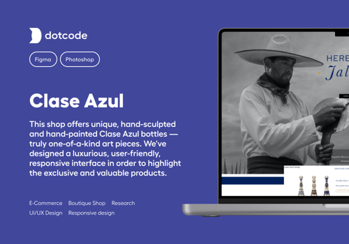 Web Design Package Example: Fascinating Web Design for a Shop
