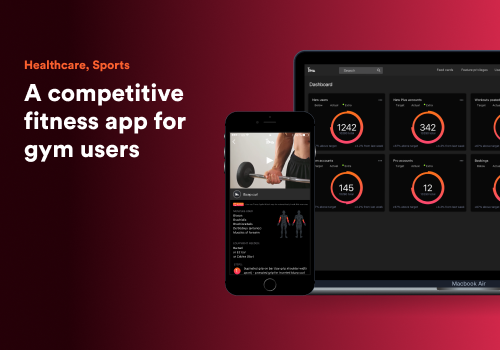Mobile App Development Package Example: Tona: a competitive fitness app for gym users