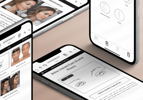 UX/UI Design Package Example: MedSpa Treatment Scheduling Application