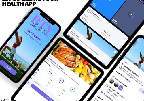 Custom Software Development Package Example: Health and personal training app