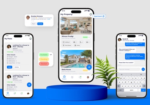 UX/UI Design Package Example: Real Estate property renting Mobile App