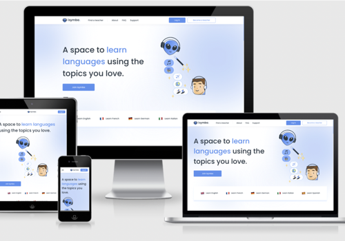 Web Design Package Example: E-Learning platform on WordPress