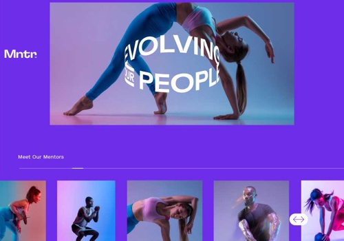 Branding Package Example: Digital Branding for a Fitness Industry App