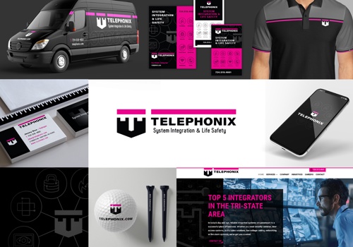 Advertising Package Example: B2B System Integrations Rebranding, Web & Graphics