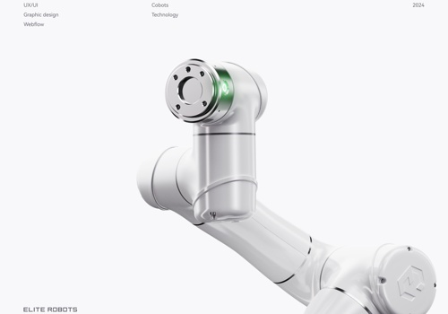 Web Design Package Example: Elite Robots - #1 Collaborative Robots