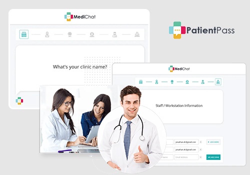 Web Development Package Example: Patient Pass - HIPAA Compliant Healthcare solution