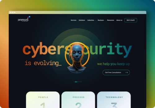 UX/UI Design Package Example: Paramount Website