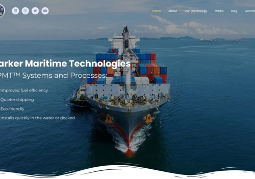 Web Design Package Example: Parker Maritime Technologies - WordPress Dev