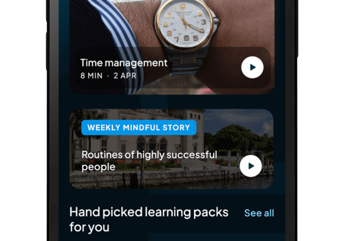 Mobile App Development Package Example: ALUX - Mobile learning experience