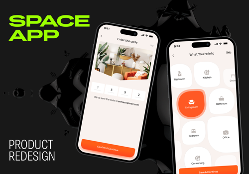 UX/UI Design Package Example: Space App - Mobile App Design