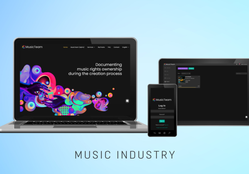 Web Development Package Example: MusicTeam