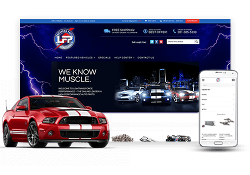 Pay Per Click Package Example: Lightning Force Performance