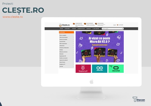 E-Commerce Development Package Example: E-commerce: Cleste.ro