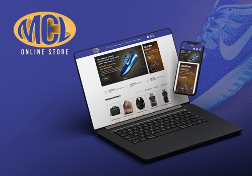 Web Design Package Example: MCL Online Store : A Digital Evolution for Athlete