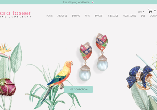 E-Commerce Development Package Example: Sara Taseer