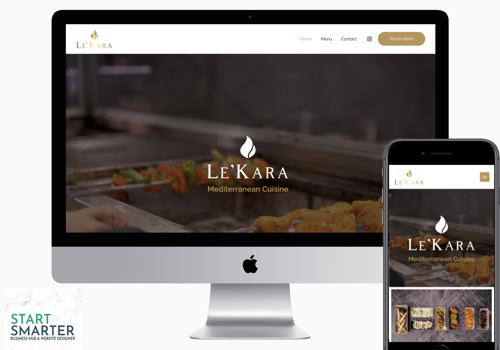 Web Design Package Example: Website Built for London Restaurant