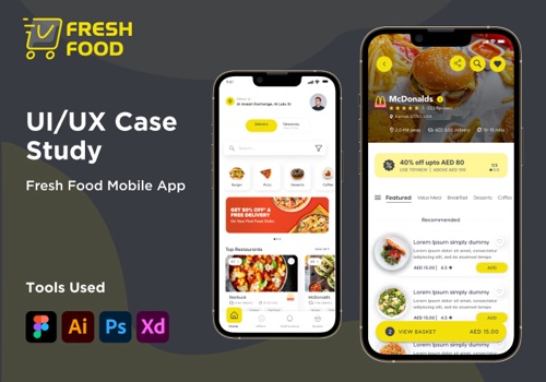 Web Development Package Example: Food Mobile App