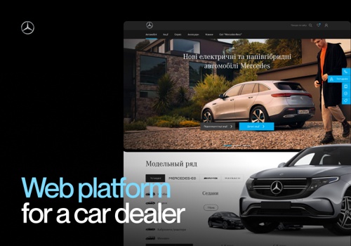 Web Development Package Example: Mercedes Benz Website Redesign & Development