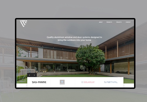 Web Design Package Example: We redesigned Vento Systems corporate website