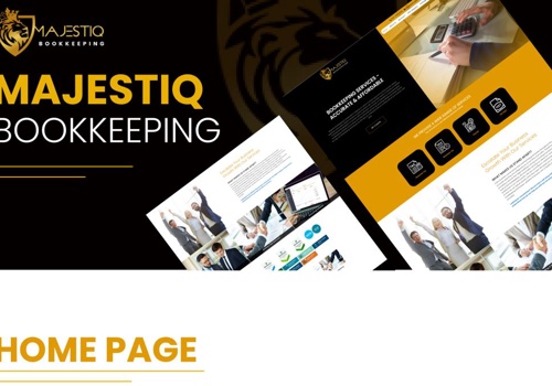 Custom Software Development Package Example: MajestiQ Bookkeeping- Website for Accounting Firm