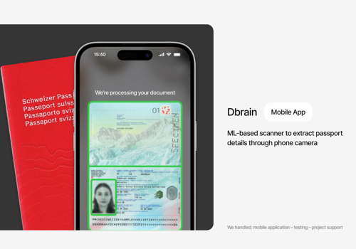 Custom Software Development Package Example: ML-based Scanner to Extract Passport Details