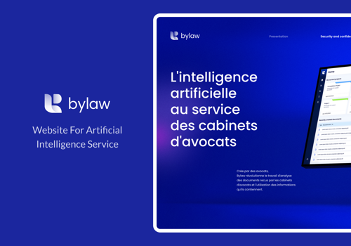Web Development Package Example: Legal AI platform