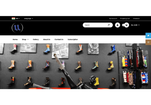 Web Development Package Example: The Sock Gallery
