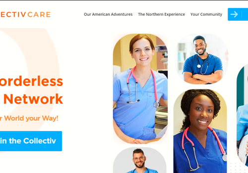 Web Design Package Example: Collectivcare Webflow website