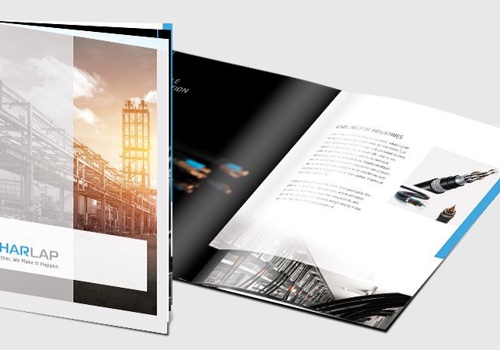 Graphic Design Package Example: Company profile design for Pharlap