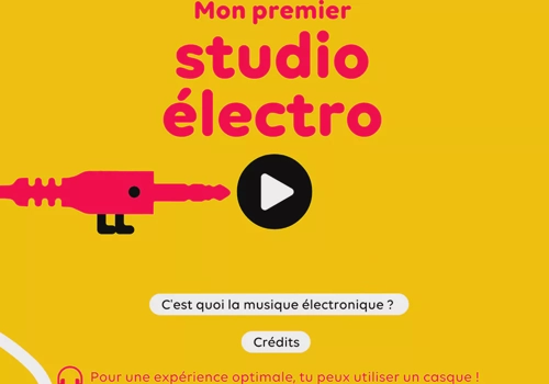 Web Development Package Example: Interactive game “My first electro studio”