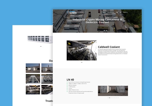 Web Design Package Example: Caldwell Coolant