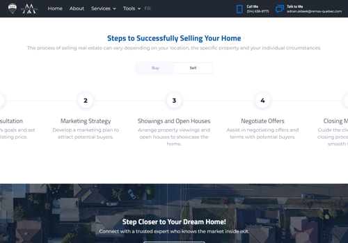 Web Development Package Example: Website Development for Aldeek