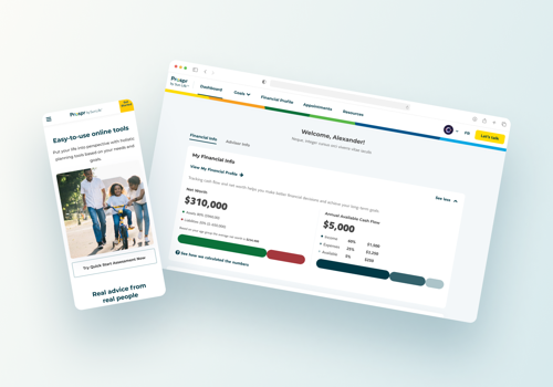 Web Development Package Example: Prospr by Sun Life